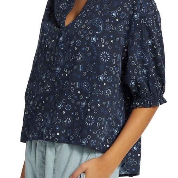 Perfect like new Xirena Cam paisley top large - Picture 4 of 10